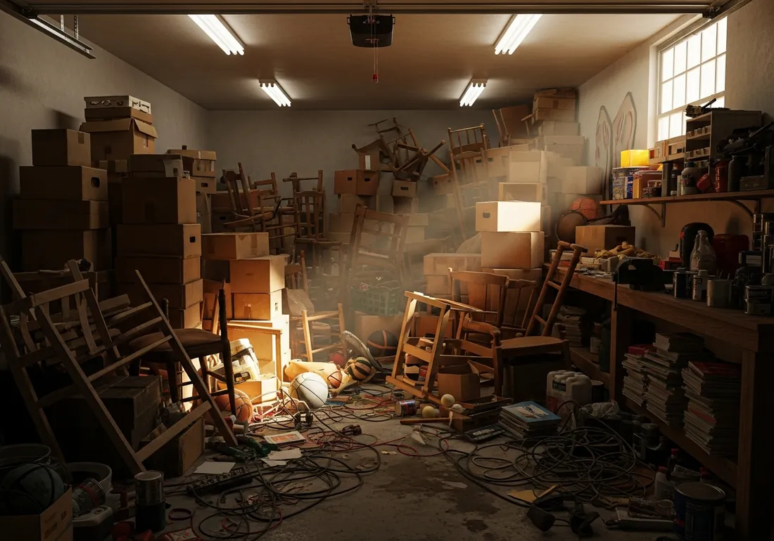 Before garage cleanout