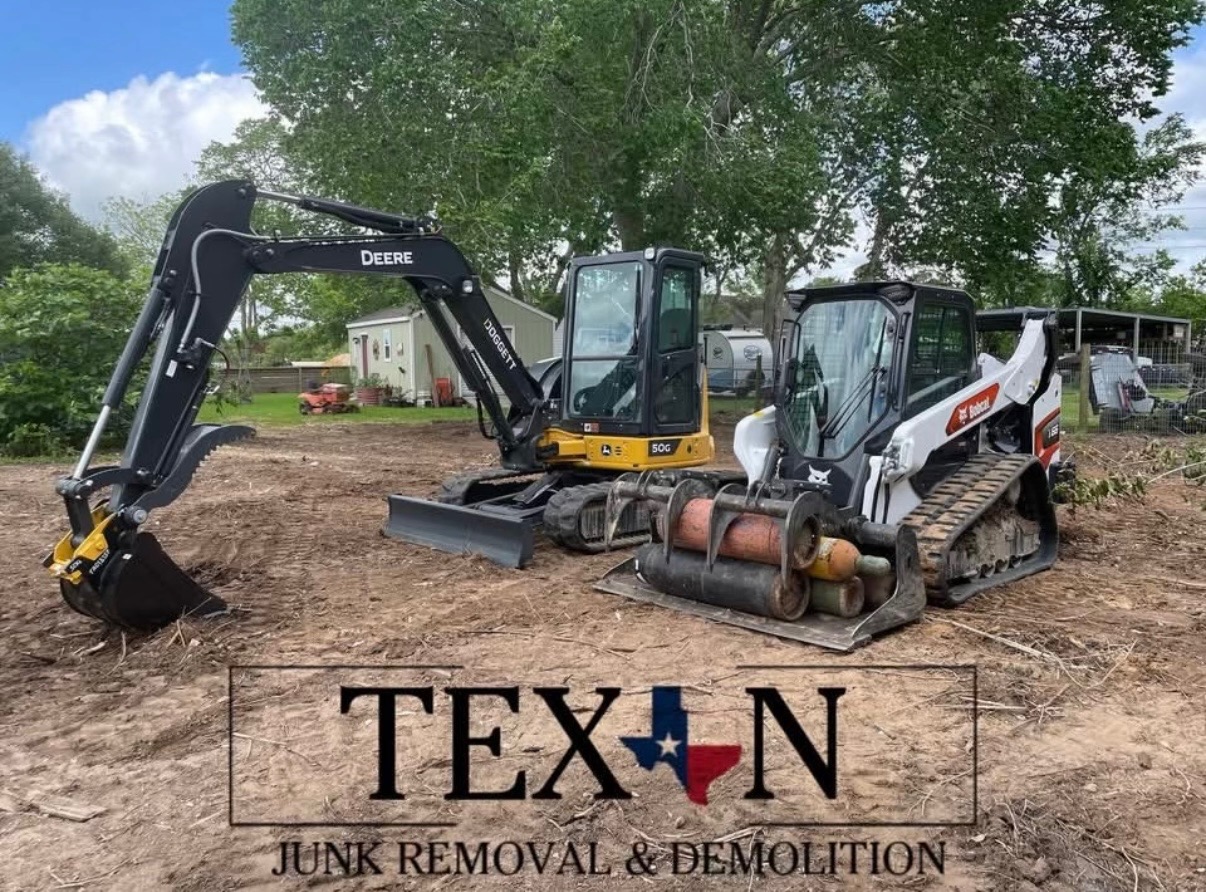 Heavy Equipment — Excavator & Bobcat on site