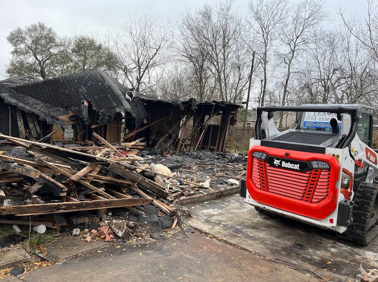 Structure demolition & debris removal
